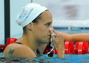 JO : Laure Manaudou, 7ème au 200m dos