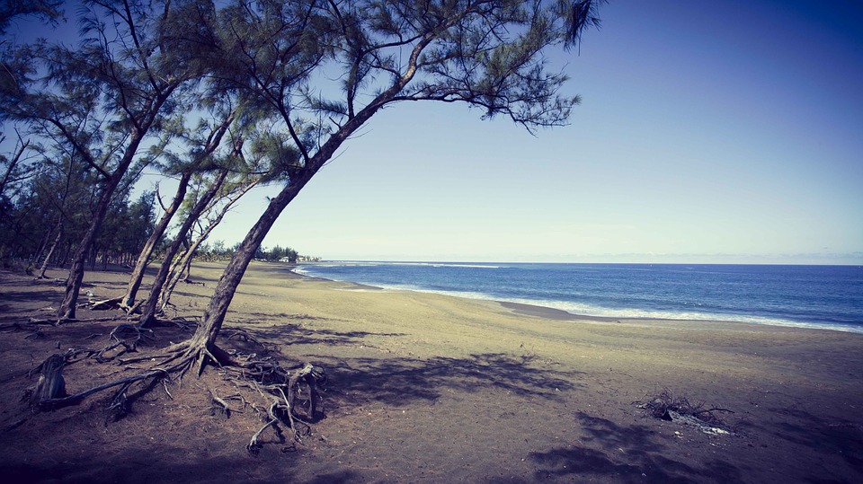 Plage de l'Etang Salé à l'île de la Réunion