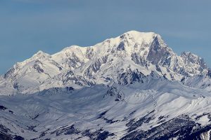 vue sur le mont blanc