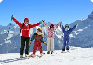 ski famille enfants