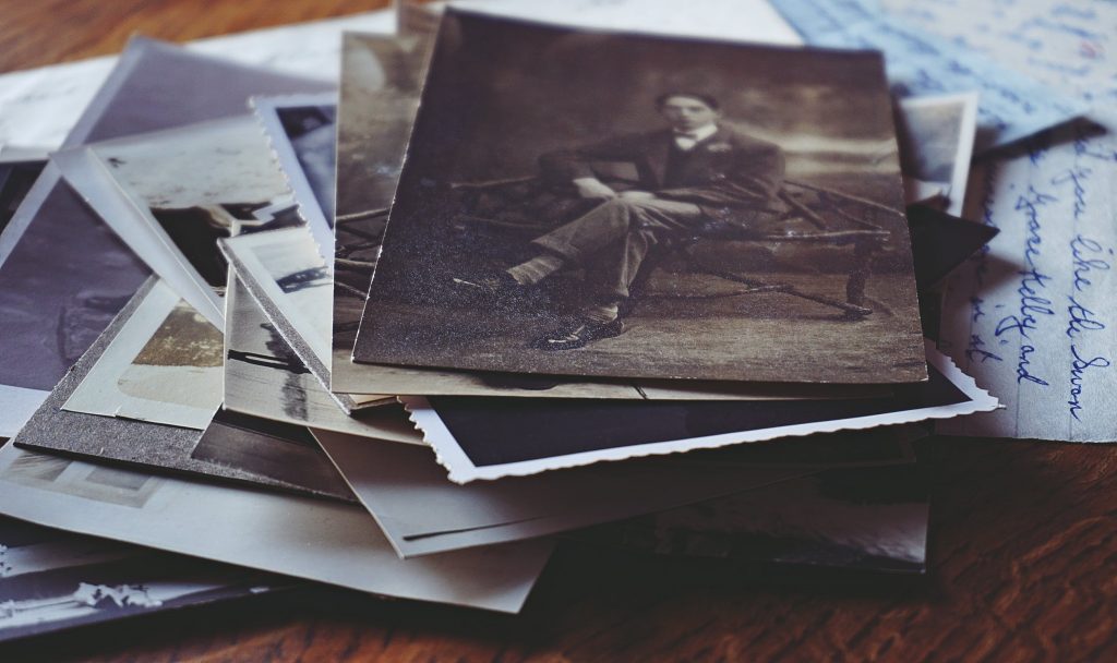 Photos de famille qui rappellent des souvenirs