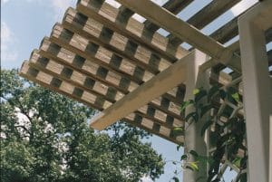 pergola en bois